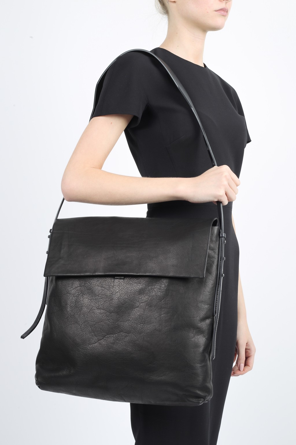 Rick Owens Leather Shoulder Bag | Women's Bags | Vitkac